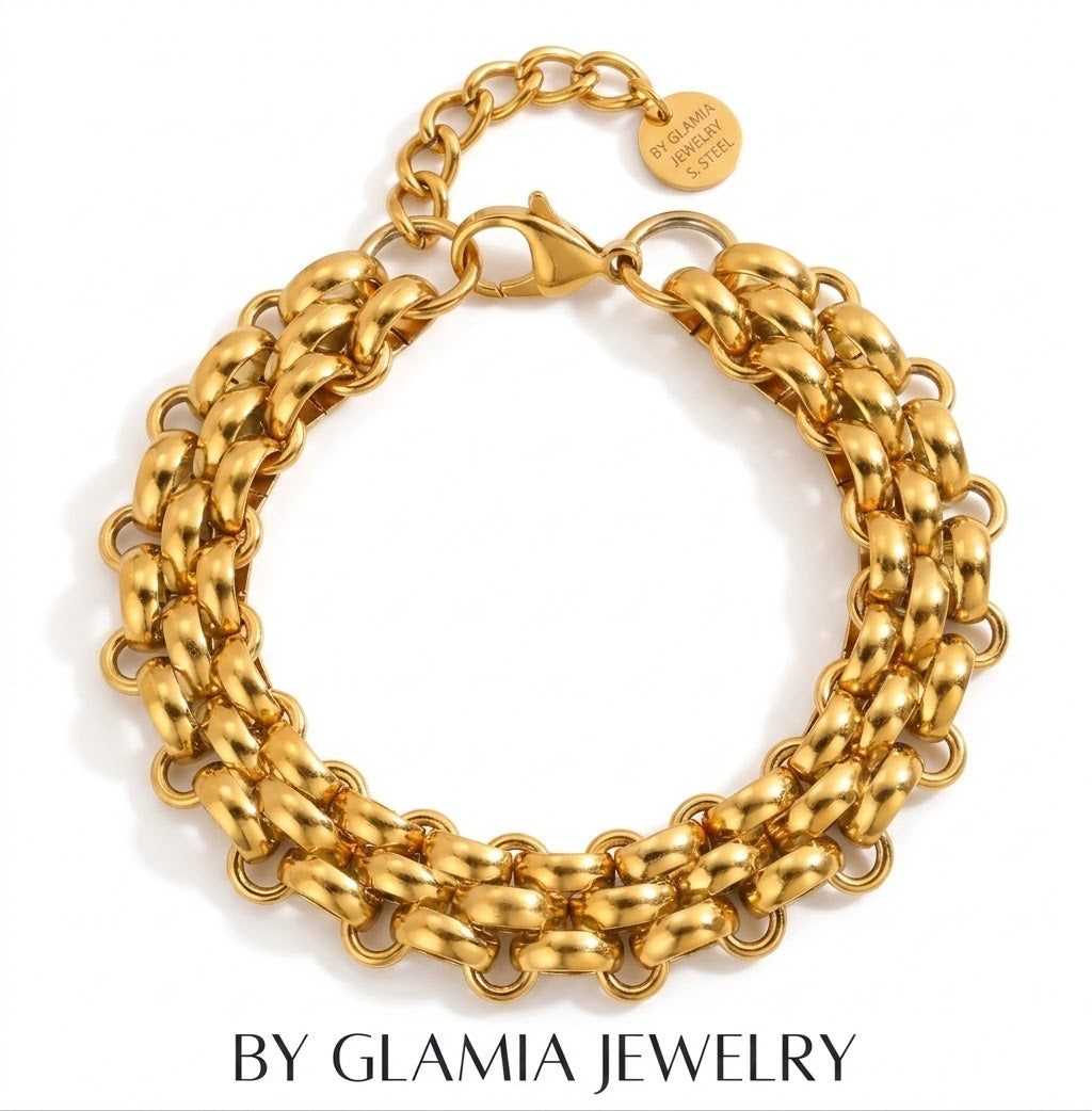 Bracelet bulma doré