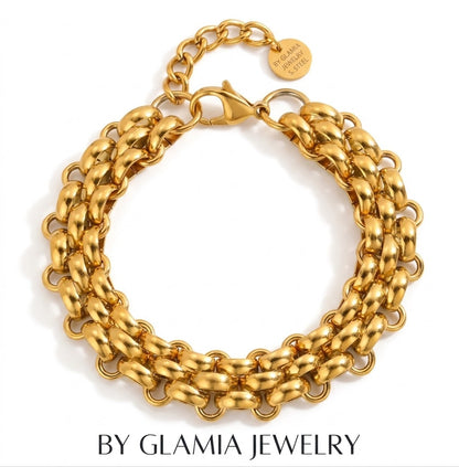 Bracelet bulma doré