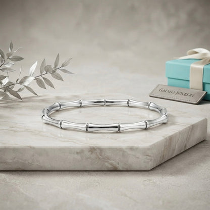 Bracelet Bamboo Silver