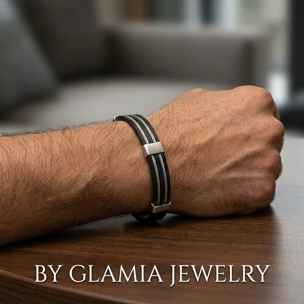 BRACELET GLAM BLACK