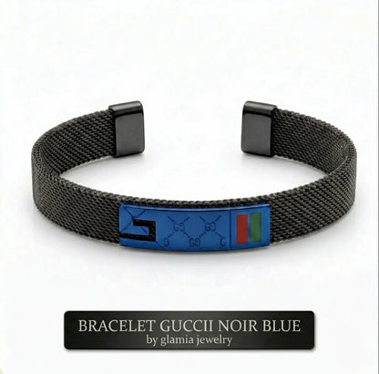 BRACELET GUCCII NOIR BLUE