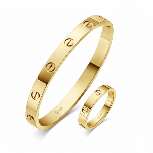 CARTIIER LOVE BAGUE DORÉ
