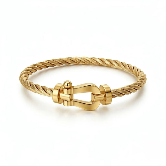BRACELET CABLE DORE ( FRAD)