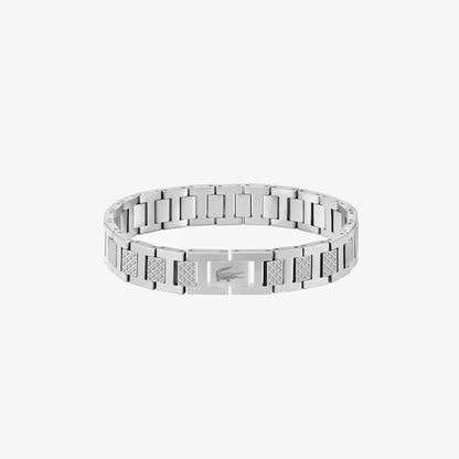 BRACELET LACOSTEE ARGENTÉ ( BOITE )