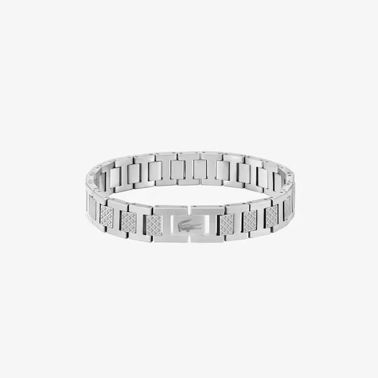 BRACELET LACOSTEE ARGENTÉ ( BOITE )