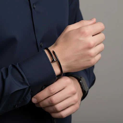 BRACELET CLOU BALCK BLACK