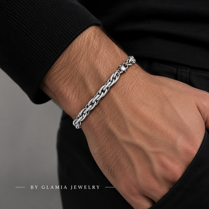 BRACELET TRYOU ARGENTÉ