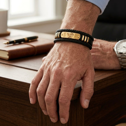 BRACELET VERSACEE SEMI CUIR