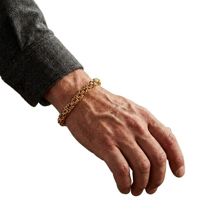 Bracelet spider dore