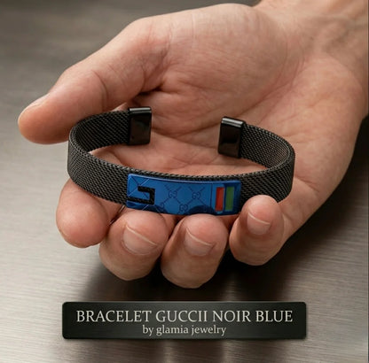 BRACELET GUCCII NOIR BLUE