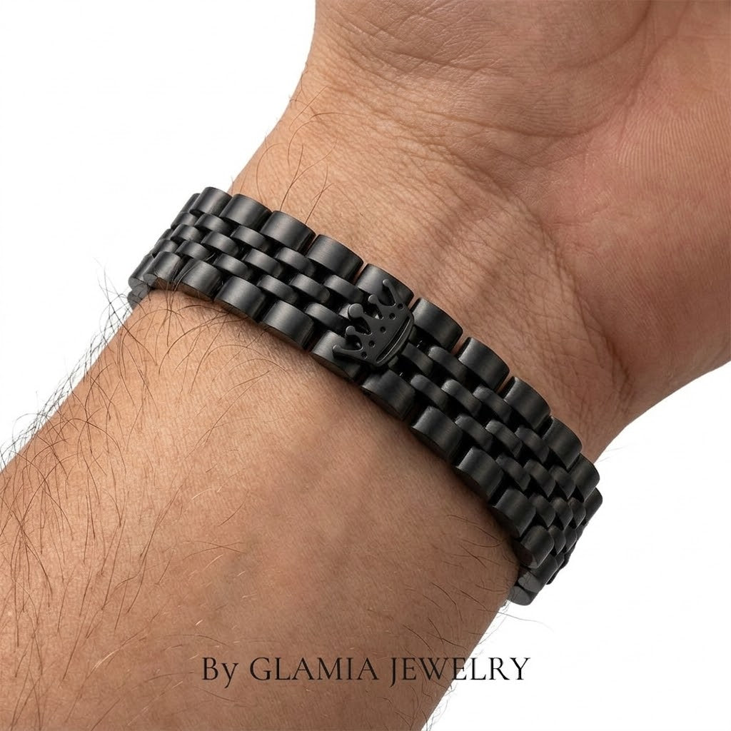 Bracelet rolax noir