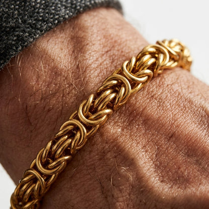 Bracelet spider dore