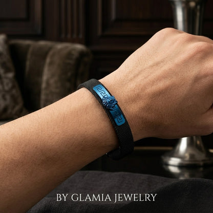Bracelet versacee blue noir (standard)