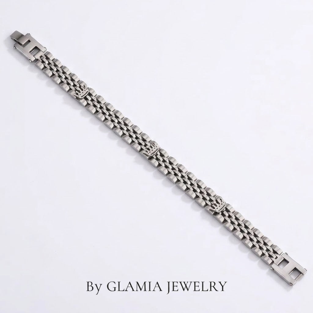 Bracelet rolax argente