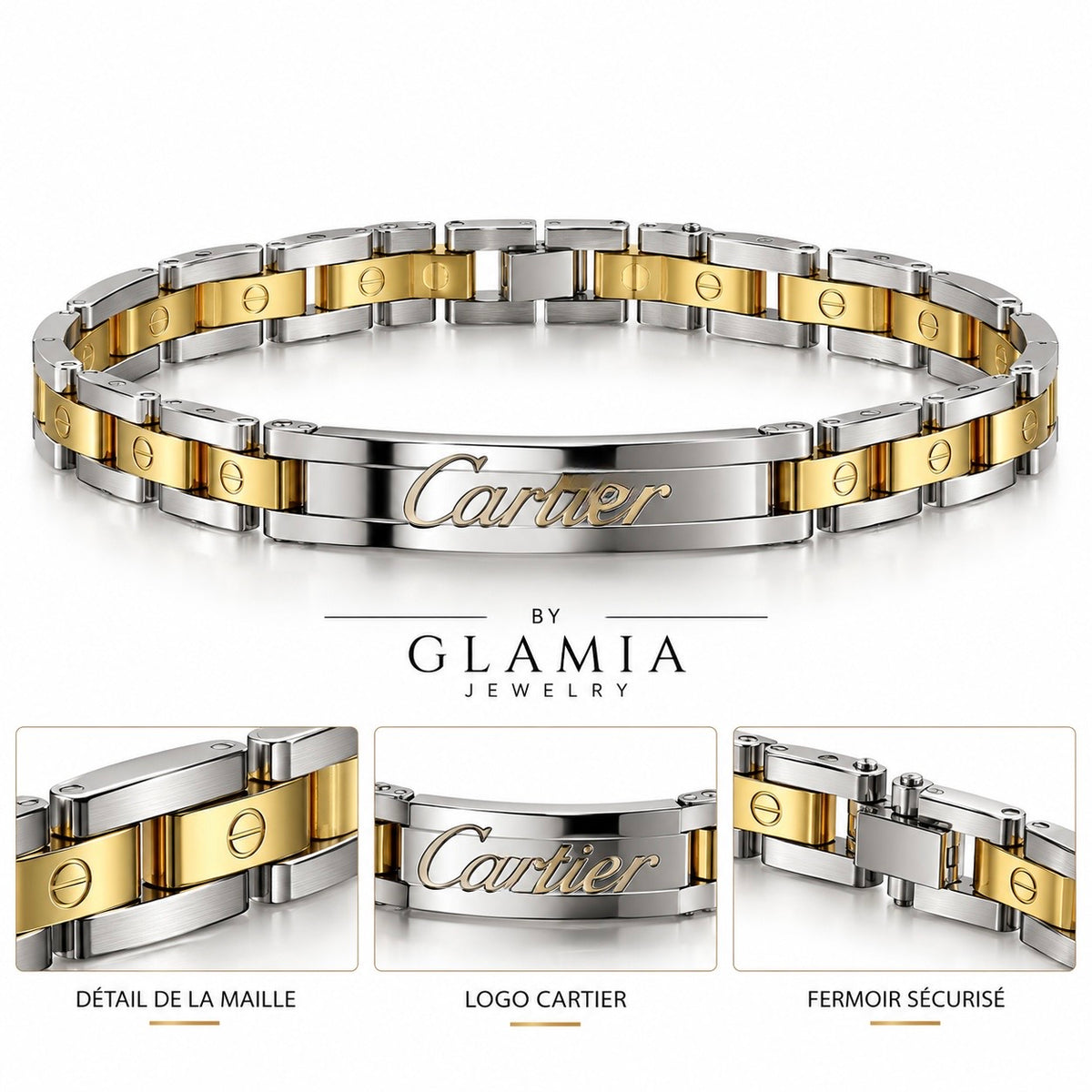 BRACELET CARTIIER DORE (ajustable)