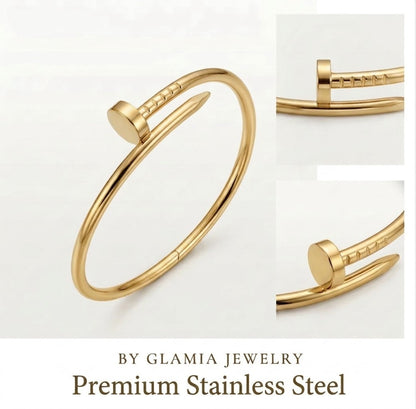 BRACELET CLOU DORÉ